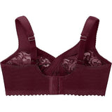 Glamorise #1000  Full Figure MagicLift Wirefree Support Bra Burgundy NEW