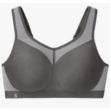 Glamorise Women's Plus Size High Impact Wonderwire Sports Bra #9066 Gray