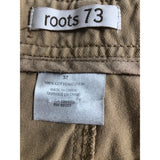 Roots 73 Men's 32 Khaki Cargo Shorts Cotton Canvas