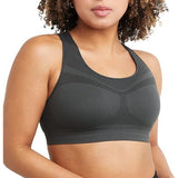 Champion 2900 Women's Sports Bra, Infinity Racerback Large Asphalt