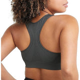 Champion 2900 Women's Sports Bra, Infinity Racerback Large Asphalt