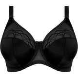 Elomi Plus-Size Cate EL4030HAL Underwire Full Cup Banded Bra Black