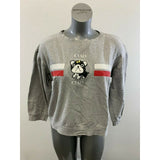 Rebellious One Girls XL Ciao Ciao Gray Long Sleeve Crew Neck Pullover Sweatshirt
