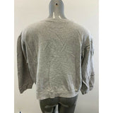 Rebellious One Girls XL Ciao Ciao Gray Long Sleeve Crew Neck Pullover Sweatshirt