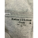 Rebellious One Girls XL Ciao Ciao Gray Long Sleeve Crew Neck Pullover Sweatshirt