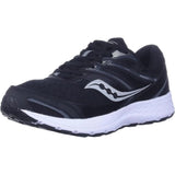 SAUCONY S10560-1 WOMENS COHESION RUNNING SHOE Black/White Size 5W