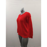 American Eagle Vintage Boyfriend Sweater Women's Size Medium Red Long Sleeve Acrylic Blend