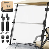 Yamaha G29 Golf Cart Foldable Wind Screen Kit Polycarbonate Clear NEW
