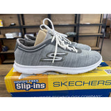 US 11 SKECHERS WOMENS SIZE 11 SLIP-INS SNEAKER Gray