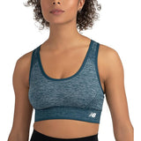 New Balance Women's Seamless Medium Impact Sports Bra Size Medium Tornado NWT
