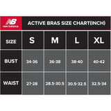 New Balance Women's Seamless Medium Impact Sports Bra Size Medium Tornado NWT