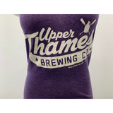 Upper Thames Brewing Company Advertising Tank Top Adult Medium Purple Sleeveless