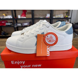 LUCKY STEP Star Low Top Sneaker White/Denim Blue Women's Size 11 NEW