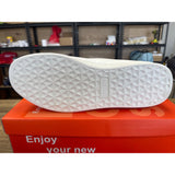 LUCKY STEP Star Low Top Sneaker White/Denim Blue Women's Size 11 NEW