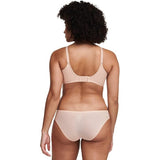 Chantelle C18J2 Womens Comfort Chic Full Coverage Bra 36H Rose Beige Nwt