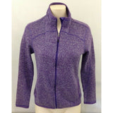 Champion Purple Long Sleeve Girls Mock Neck Full Zip Polyester Jacket Size Large