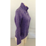 Champion Purple Long Sleeve Girls Mock Neck Full Zip Polyester Jacket Size Large