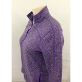 Champion Purple Long Sleeve Girls Mock Neck Full Zip Polyester Jacket Size Large