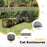 3-in-1 Outdoor Cat Enclosure Patio/Yard Playpen NEW