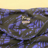 Old Navy Active Cropped Leggings Women's Medium Blue Black Poly Blend Capri