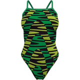 Speedo Women's Pro LT Disco Boom Flyback Swimsuit Size 6/25 NWOT