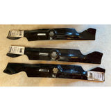 (3 Pack) Stens 335-859 MTD 18" Hi-Lift Blades for 50" Riding Mowers