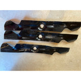 (3 Pack) Stens 335-859 MTD 18" Hi-Lift Blades for 50" Riding Mowers