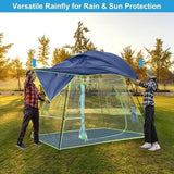 UNP SPORTS TENT 4-PERSON CLEAR PVC POD 8' X7' - NEW