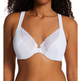 Playtex Women's Front Close No Poke Dreamwire Bra in White US4423