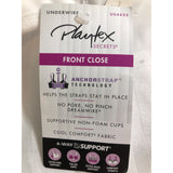 Playtex Women's Front Close No Poke Dreamwire Bra in White US4423