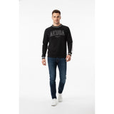 American Eagle Men's Black American Eagle USA Sweatshirt Size Small Cotton