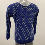 Victoria's Secret T shirt Women's Medium Thermal Blue long sleeve Cotton