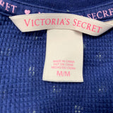 Victoria's Secret T shirt Women's Medium Thermal Blue long sleeve Cotton