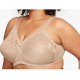 Glamorise 1000 Full Figure MagicLift Original Wirefree Support Bra Blush (beige)