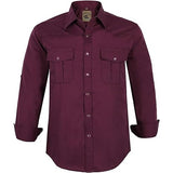 COEVALS CLUB Men's Western Cowboy Long Sleeve Pearl Snap Casual Work Shirts 4XL