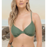 BODY GLOVE 116947 WOMEN'S SOLO UNDERWIRE BIKINI TOP SIZE F NWT
