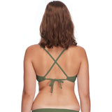 BODY GLOVE 116947 WOMEN'S SOLO UNDERWIRE BIKINI TOP SIZE F NWT