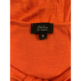 Storm Los Angeles Women's Small Orange Cap Sleeve Knot Front Top