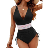 Blooming Jelly Women Tummy Control Swimsuit One Piece Black 2XL NWT
