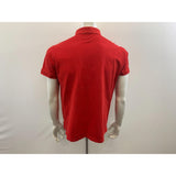 Yachting Sail EXP Pique Polo Shirt Men's Size 54UK (44US) Red 1/4 Zip Up Short Sleeve Cotton