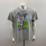 Fortnite Loot Llama Men's Graphic T Shirt Size Large Gray