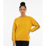 Bluenotes Boyfriend Fit Sweatshirt Women's Size XS Feed Your Soul Long Sleeve Crew Neck Polyester Blend