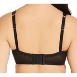 Smart & Sexy Women's Mesh Plunge Bra SA1389  Black Nylon Blend