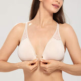 DELIMIRA W601 Racerback Front Closure  36B Beige Underwire Bra NWT
