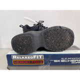 SKECHERS 77200 WOMEN'S DIGHTON SNEAKER 6.5 Black Slip Resistant Shoes