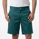Big Bill Men's Wrinkle Free Work Shorts Size 40 Green Polyester Blend NEW