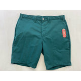 Big Bill Men's Wrinkle Free Work Shorts Size 40 Green Polyester Blend NEW