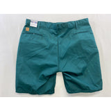 Big Bill Men's Wrinkle Free Work Shorts Size 40 Green Polyester Blend NEW