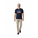 Retirement T Shirt Mens Large Navy Blue Orange Dingo Brand Screened