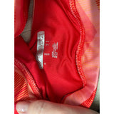 Forever 21 Women's Multi Coloured Orange Athletic Workout Sport Bra Size Small